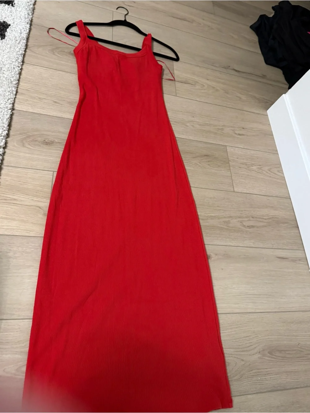Abercrombie & Fitch Red Maxi Bra Free Dress